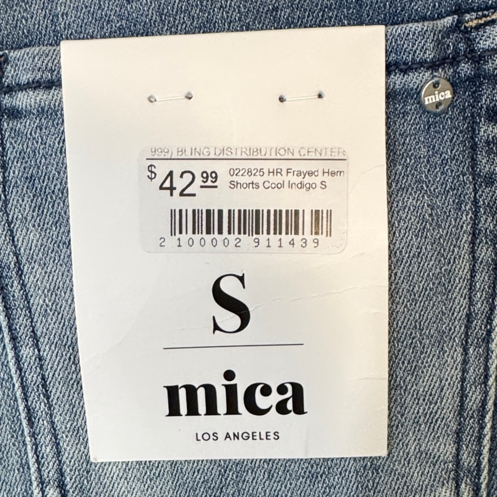 Mica Denim Shorts, Size Small, NWT - Picture 4 of 4
